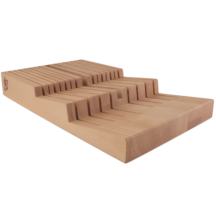 DM0856 In-Drawer Bamboo Knife Tray - 15 Slot