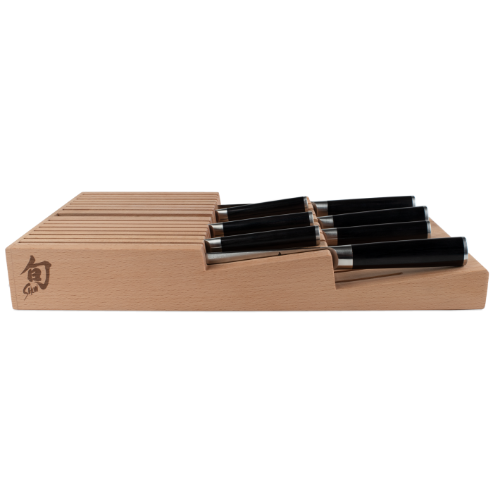 DM0856 In-Drawer Bamboo Knife Tray - 15 Slot