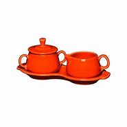 Fiesta Sugar & Cream Tray Set - Poppy