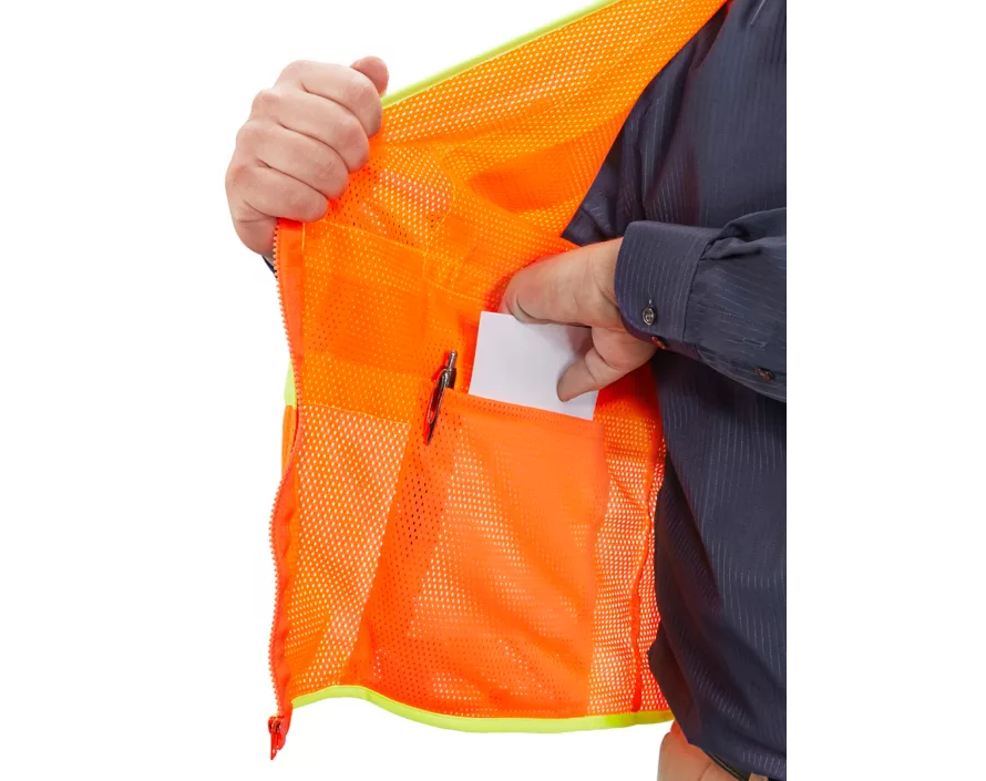 Class 2 Type R DieHard Deluxe High Visibility Safety Vest - Assorted