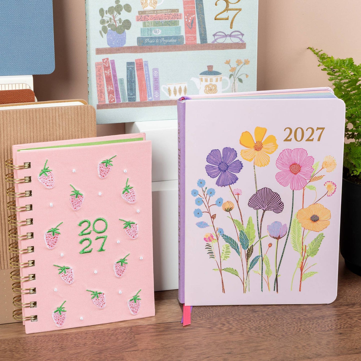 2027 Vibrant Poppies Good Day Monthly Planner