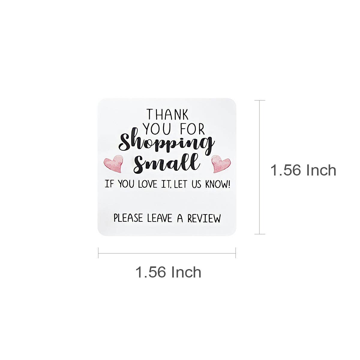 Wrapables Shopping Small Business Thank You Stickers Roll