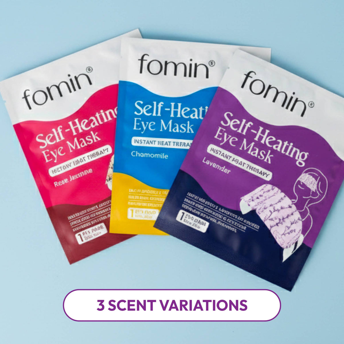 Self-Heating Eye Mask 20PK | Steam Spa | Scent Sampler
