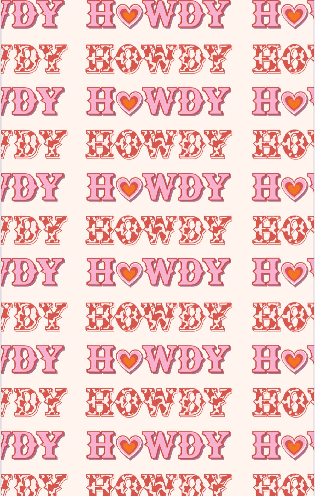 Howdy: Double-Sided Washcloth (Pre Sale will ship in April): White / 12x12 in