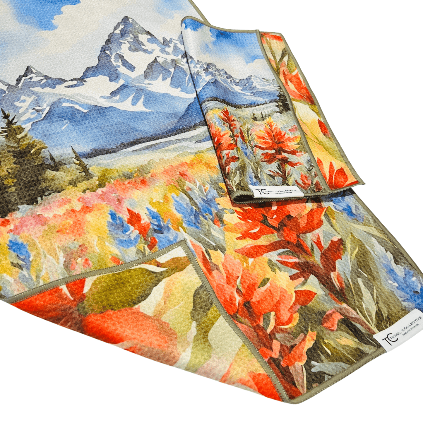 Grand Paintbrush | Waffle Weave Microfiber Towels Kitchen & Bath: Washcloth