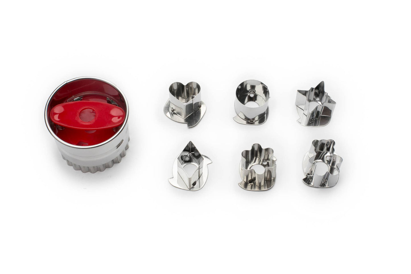 Fox Run Linzer Cookie Cutter Set, 6-Piece, 2.5" x 1.75"