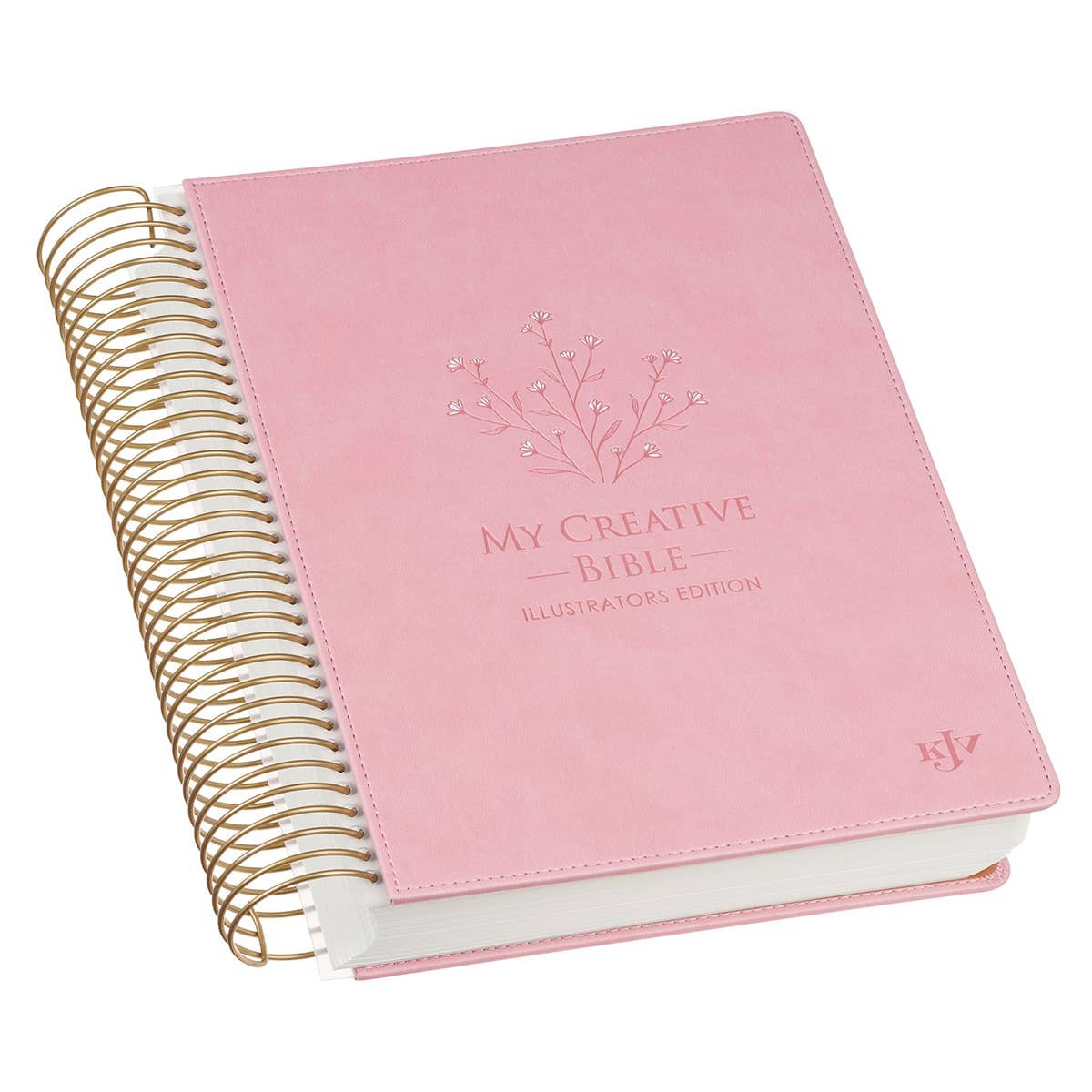 KJV My Creative Bible Faux Leather HC, Pink 2