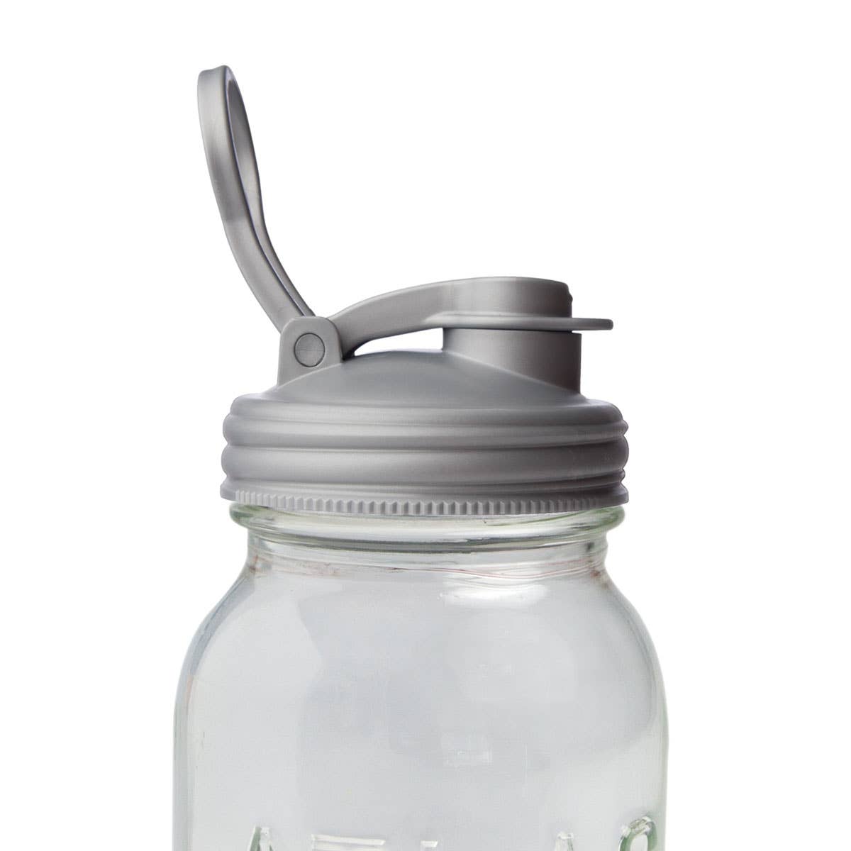 Mason Jar Pour Lid, by reCAP® - Case of 12: Silver / Regular Mouth
