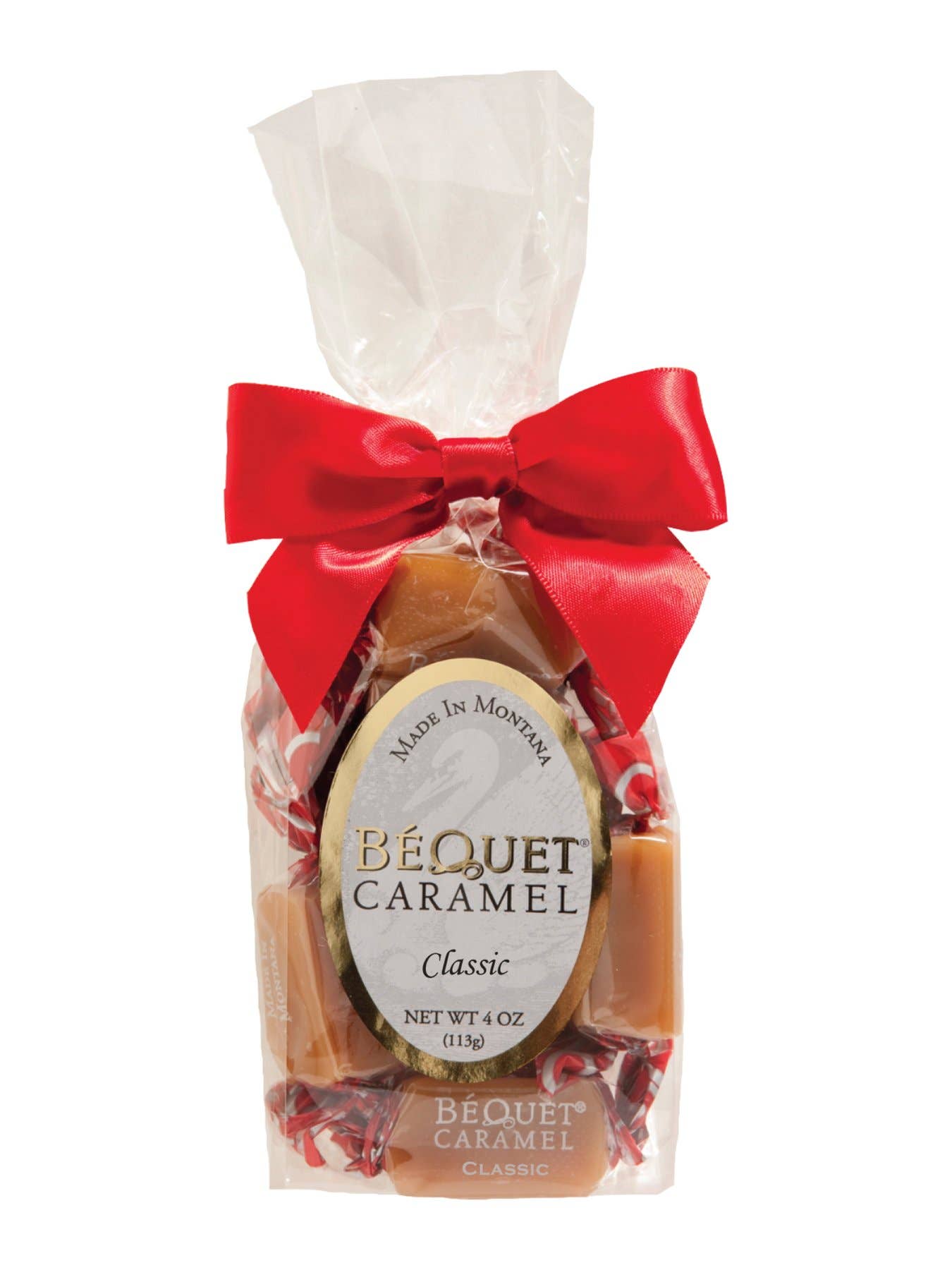 Béquet Gourmet Caramel 4 oz Gift Bag: Celtic Sea Salt