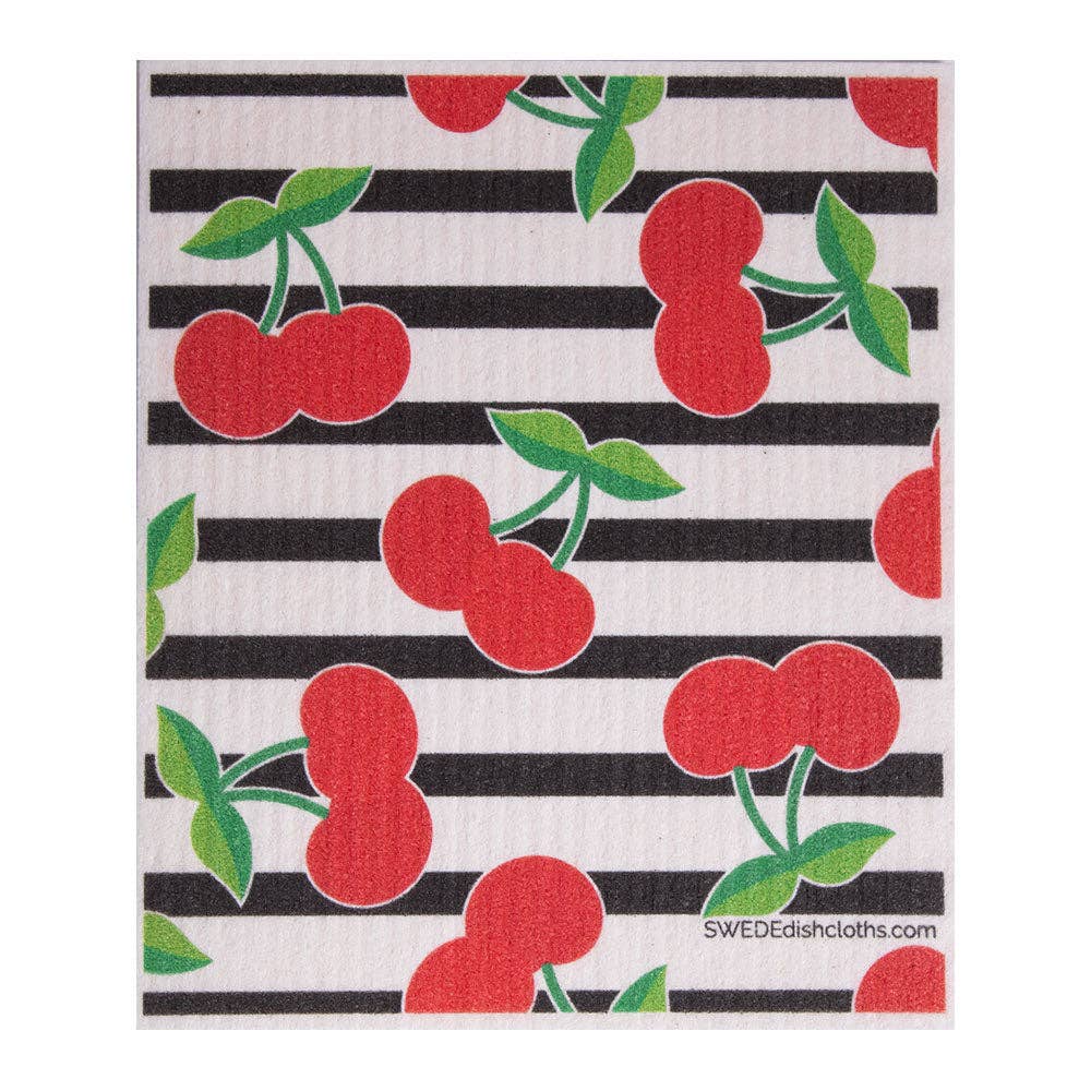 Swedish Dishcloth Cherry Collage