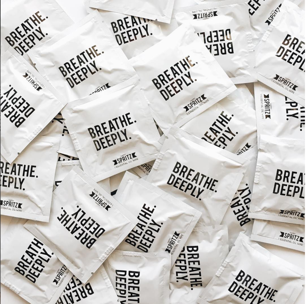 Breathe Deeply Essential Oil Towelette - 100 Unit Pre-Pack: 1 Unit Bundle - 100 Towelettes