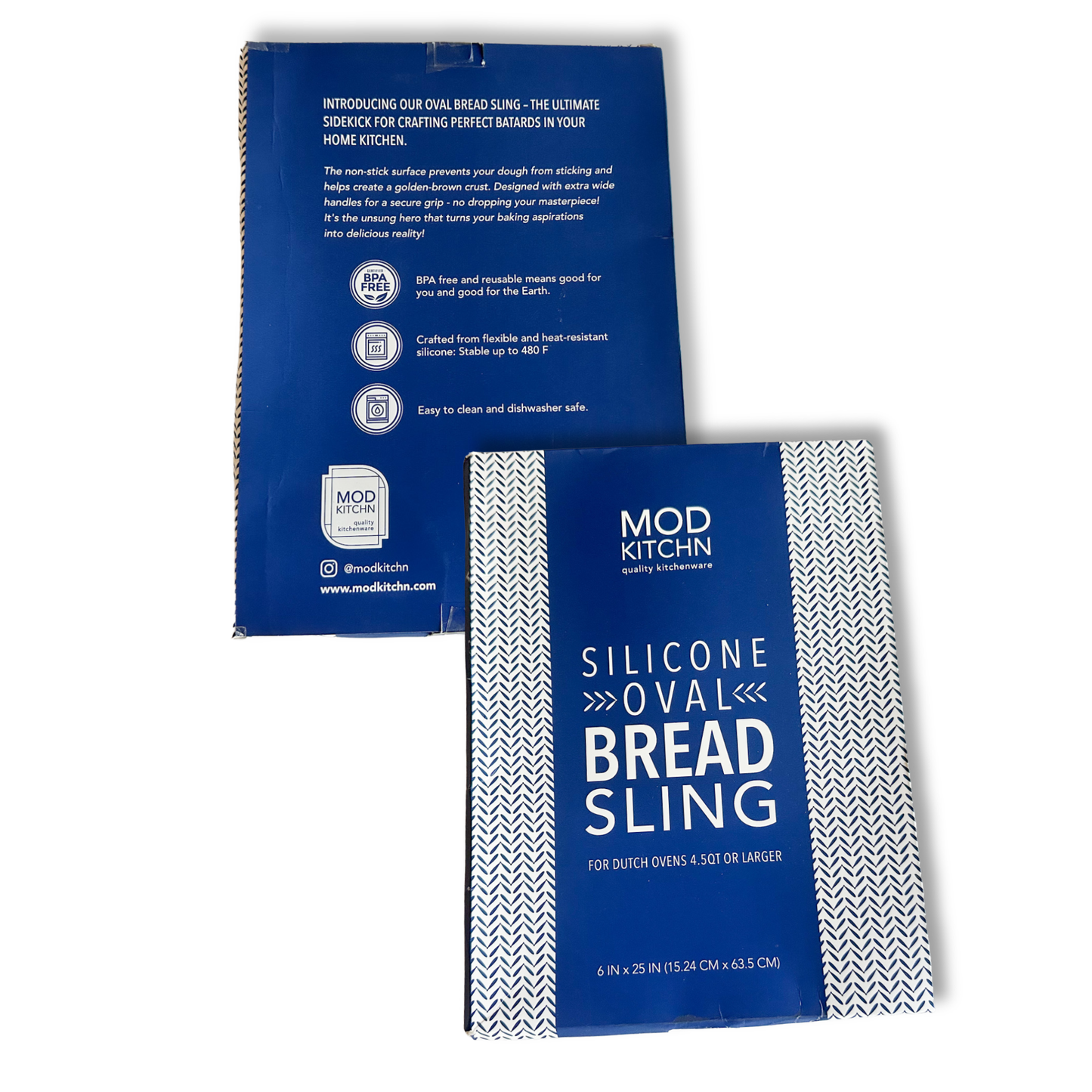 Oval Silicone Bread Sling for Dutch Ovens | Non-Stick Baking: Small