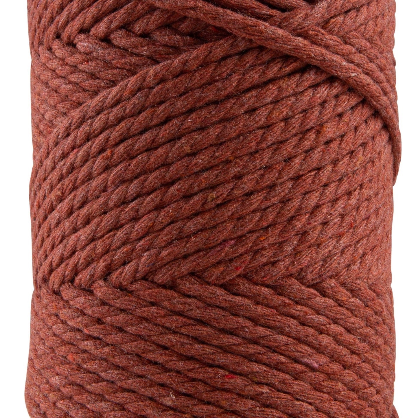 Sensy Premium 3mm - 100% Cotton 3 Strand Twisted Macrame: Brick
