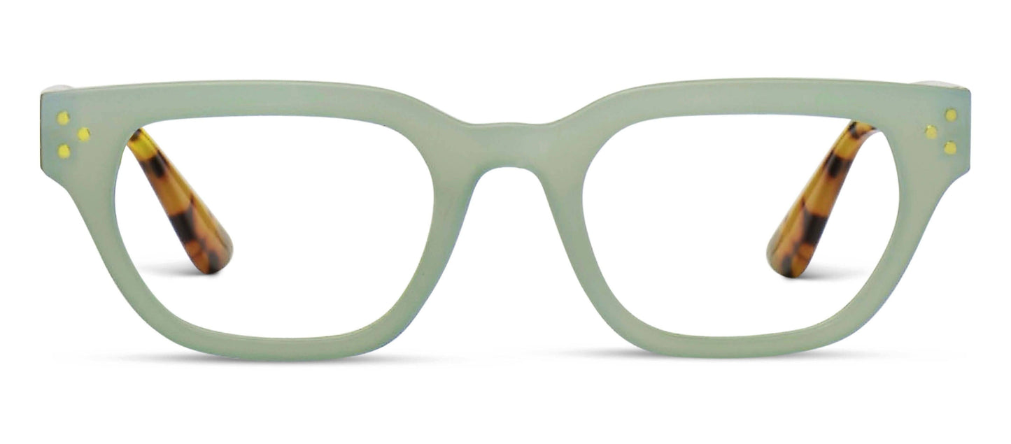 Flora (Blue Light): Reading / 1.50 / Mint/Tokyo Tortoise