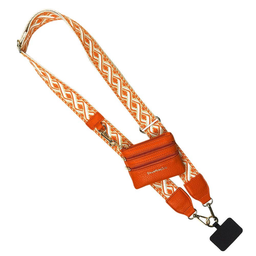 Clip & Go Strap w/Zippered Pouch XOXO: Lavender