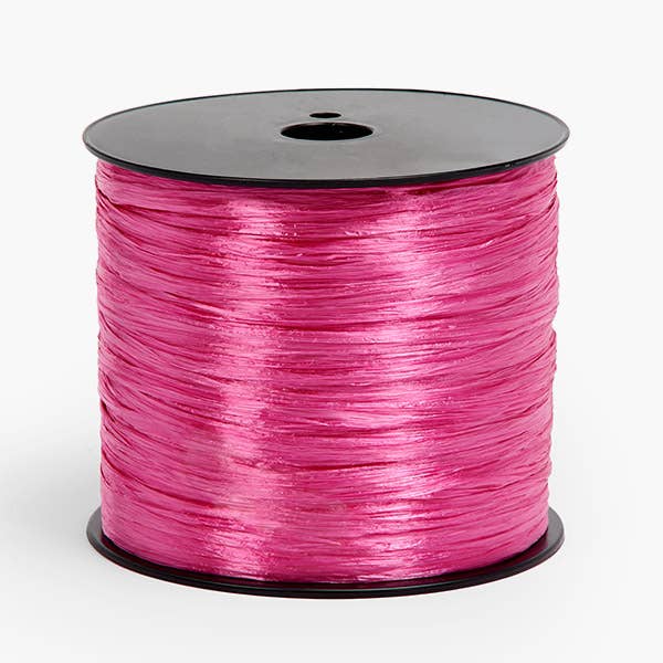 Pearlized Raffia Ribbon: Red Pearlized / 1 Pack / 500 yards