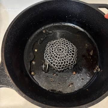 Cast Iron Sponge with Silicone: Green