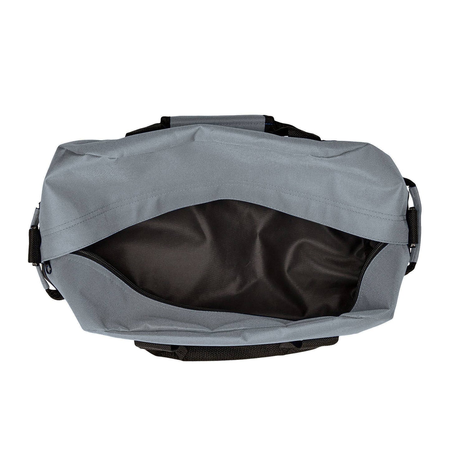 DALIX 14" Small Duffle Bag Two Toned Gym Travel Bag: Black