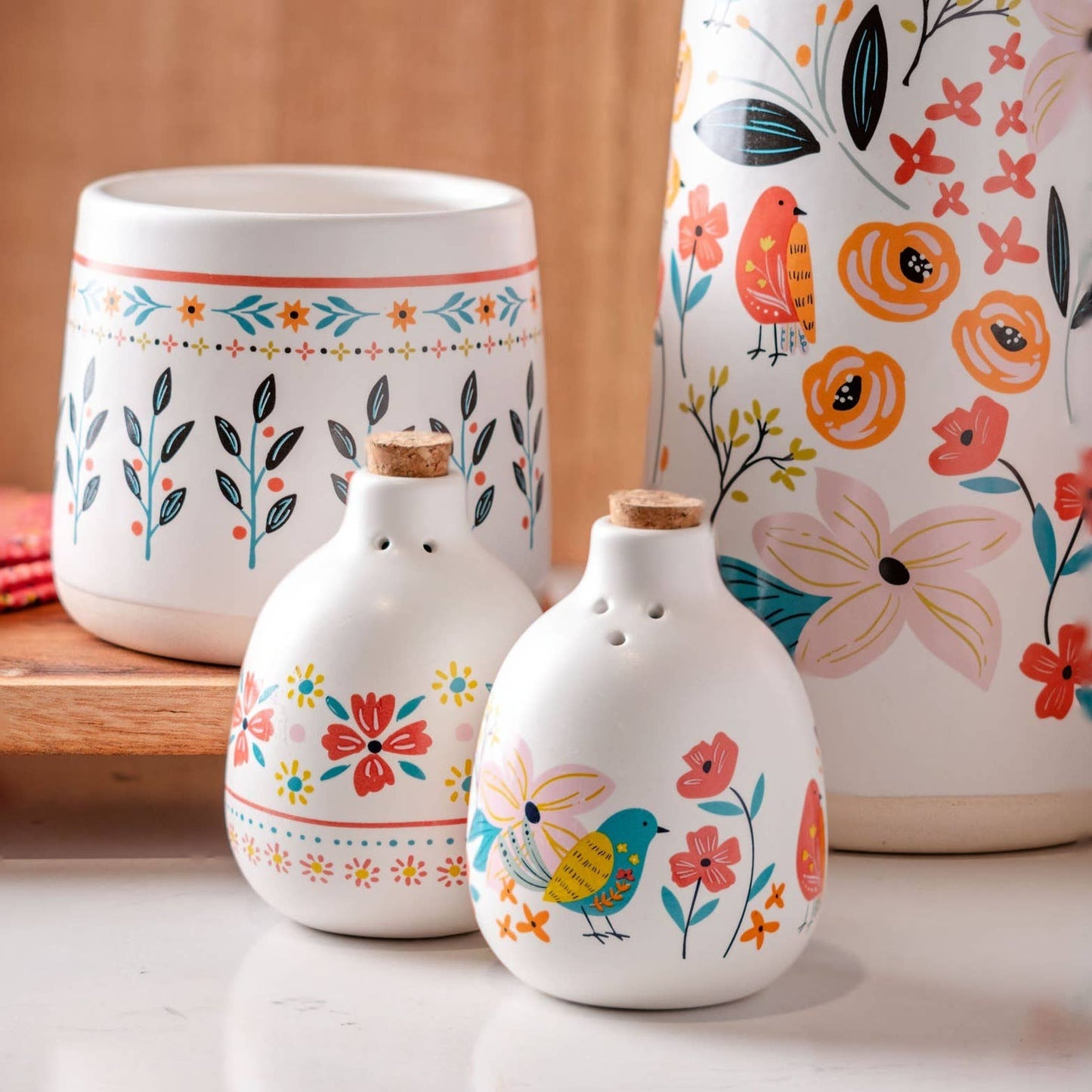 Ava Salt & Pepper Shakers
