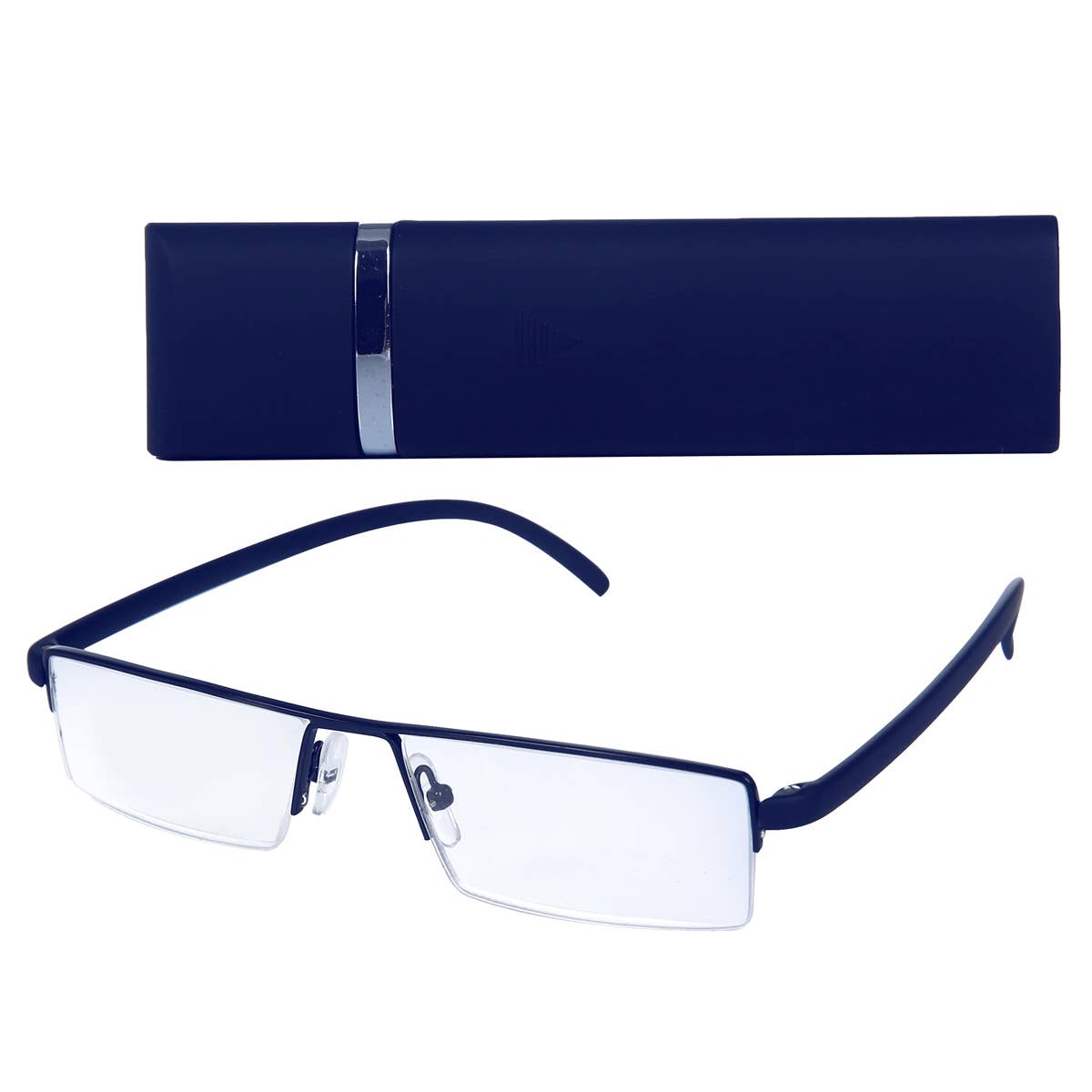 Cheats Readers With Flip Top Case: Navy / 2