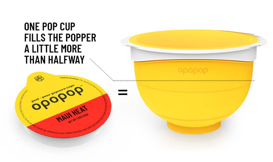 FG - 00253 Maui Heat Pop Cups Popcorn Kernels