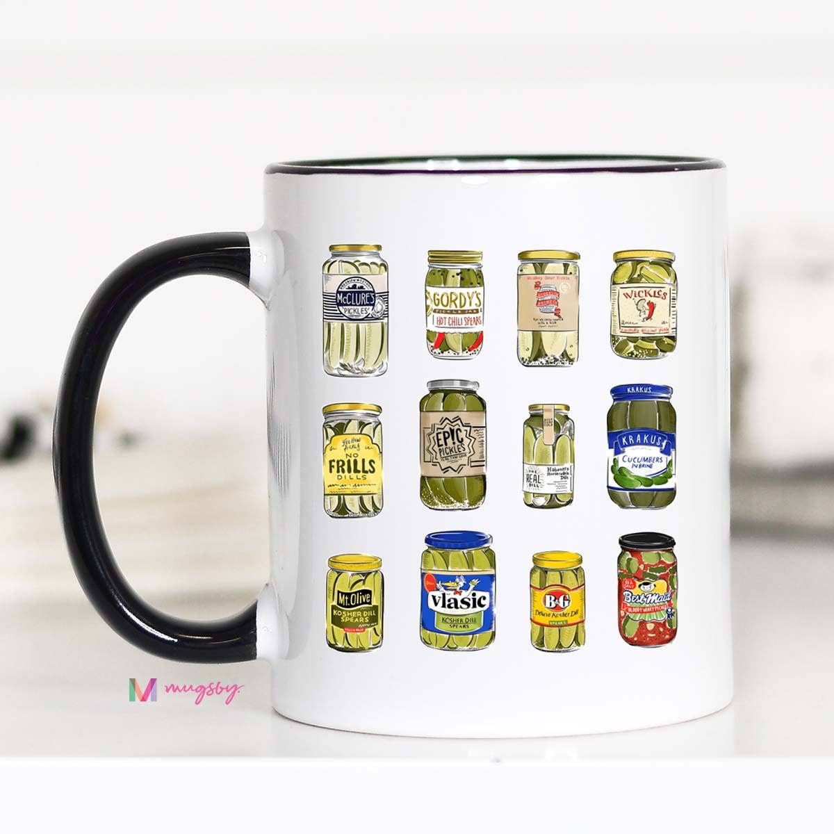 Pickle Jars Coffee Mug, Pickle Trend: 11oz