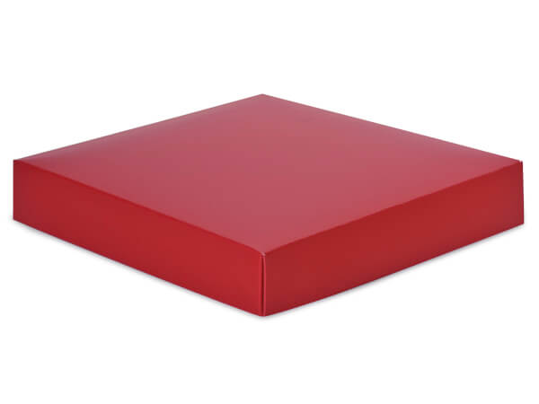 Gift & Gourmet Boxes: Matte Navy / 25 Pack / 10x10x2" Lid Only