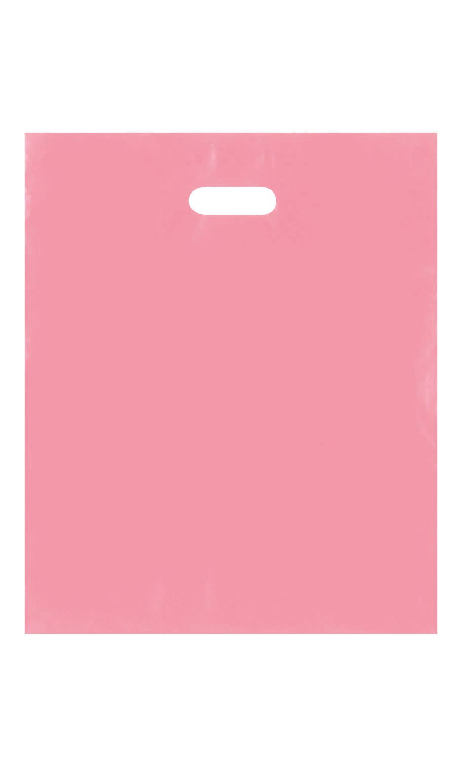 Frosted Retail Merchandise Bags: Clear / Case of 250 / Large