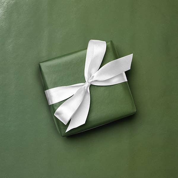 Matte Color Gift Wrapping Paper: Dusty Blue Matte / 1 Pack / 24"x85'