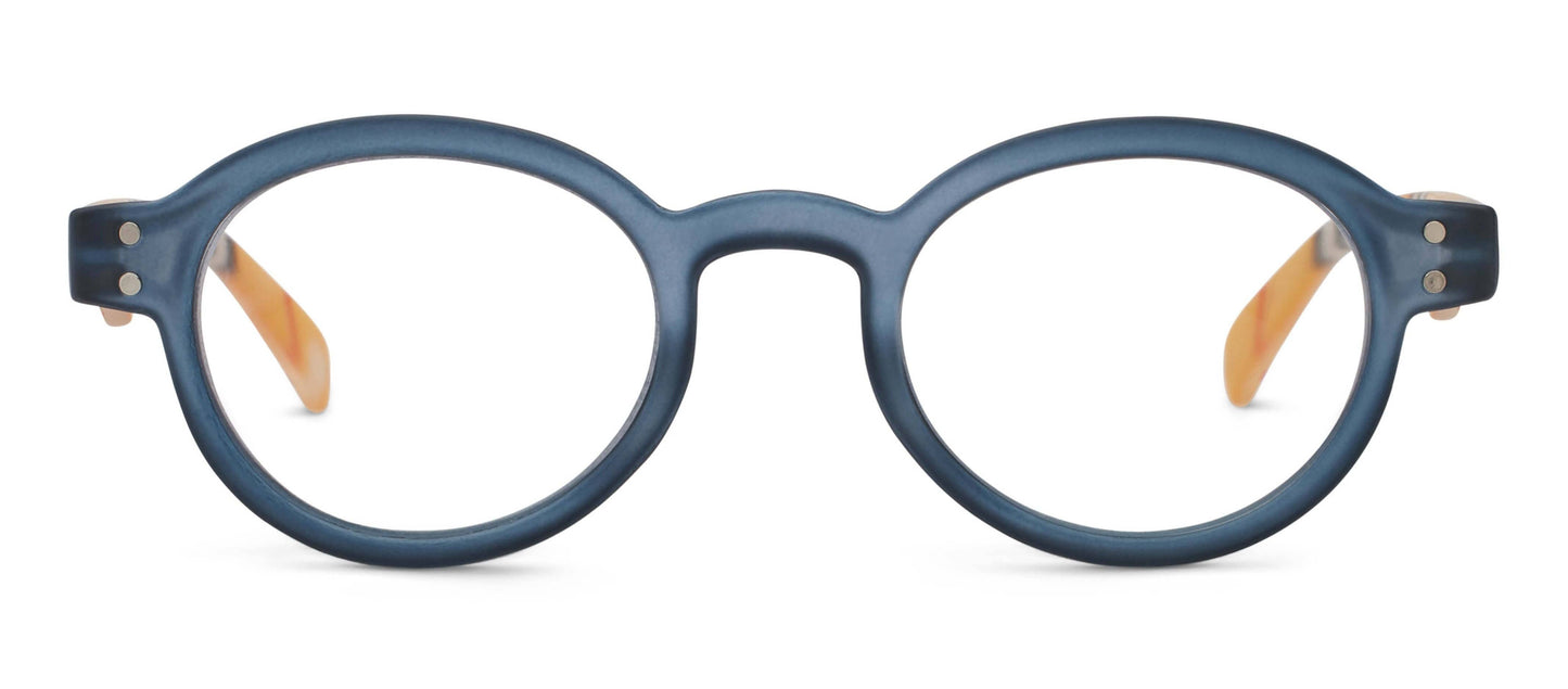 Style Sixteen (Blue Light): Navy/Stripe / Reading / 2.50