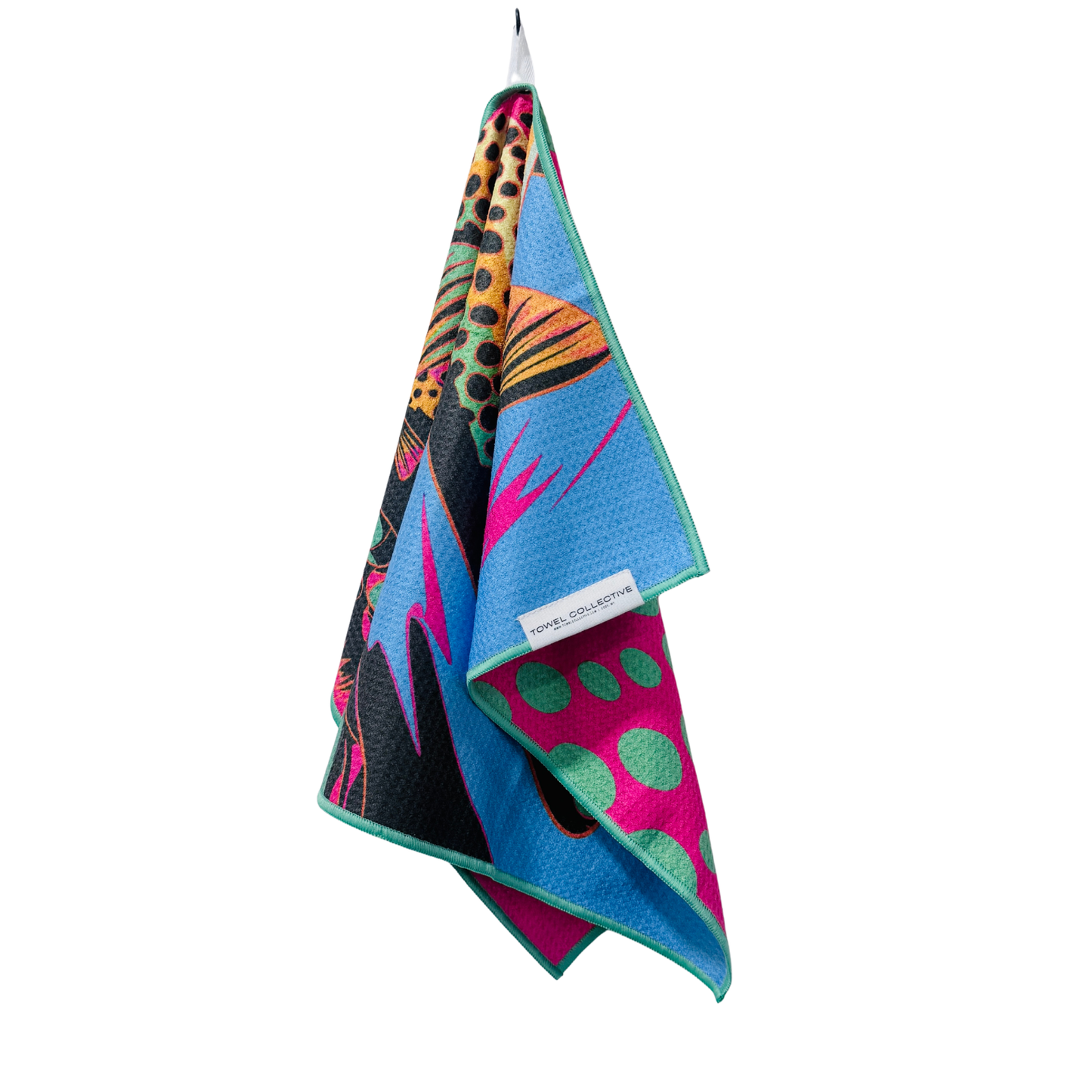 River Rainbow | Waffle Weave Microfiber Towels Kitchen & Bath: Hand Towel