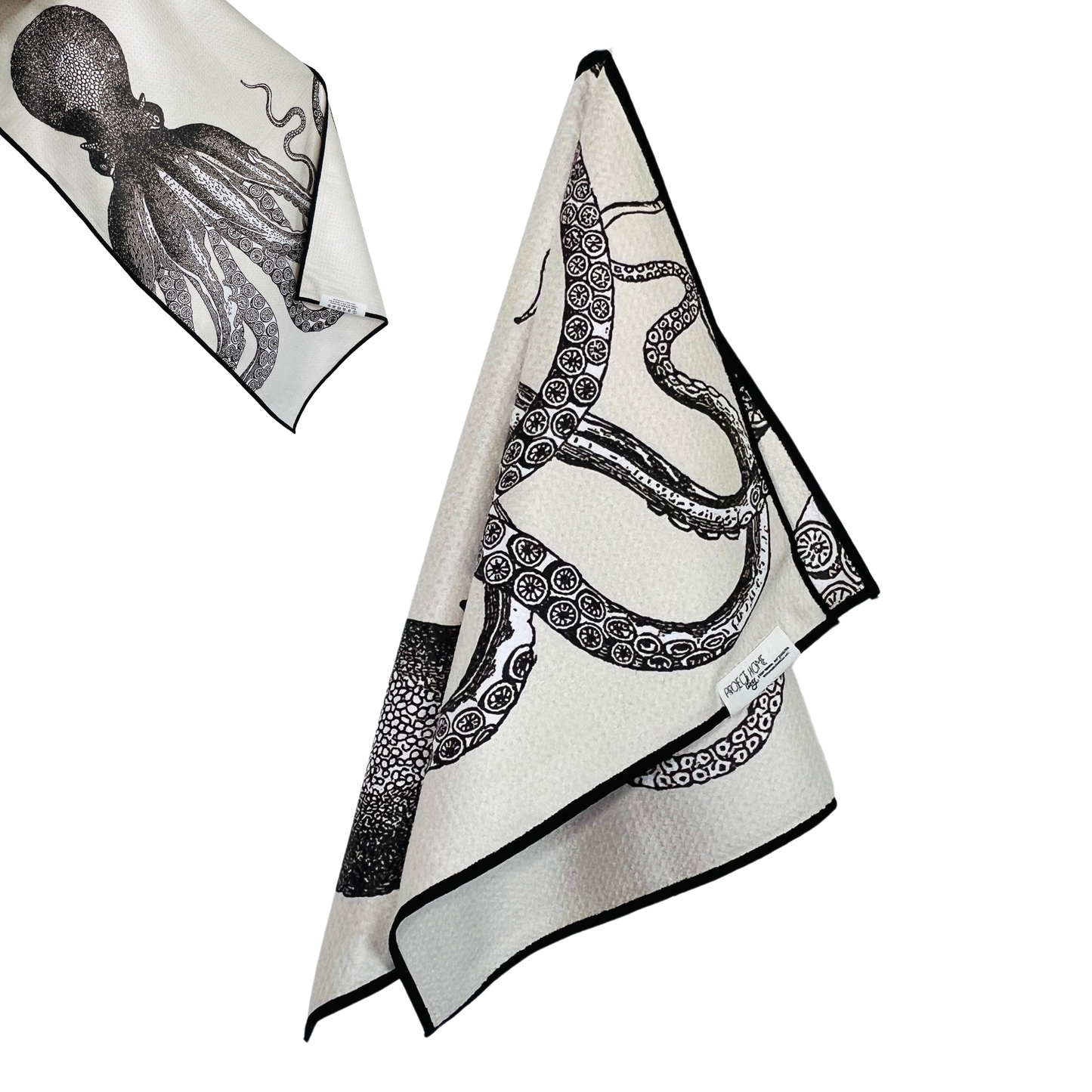 Kraken | Waffle Weave Microfiber Towels Kitchen & Bath: Hand Towel