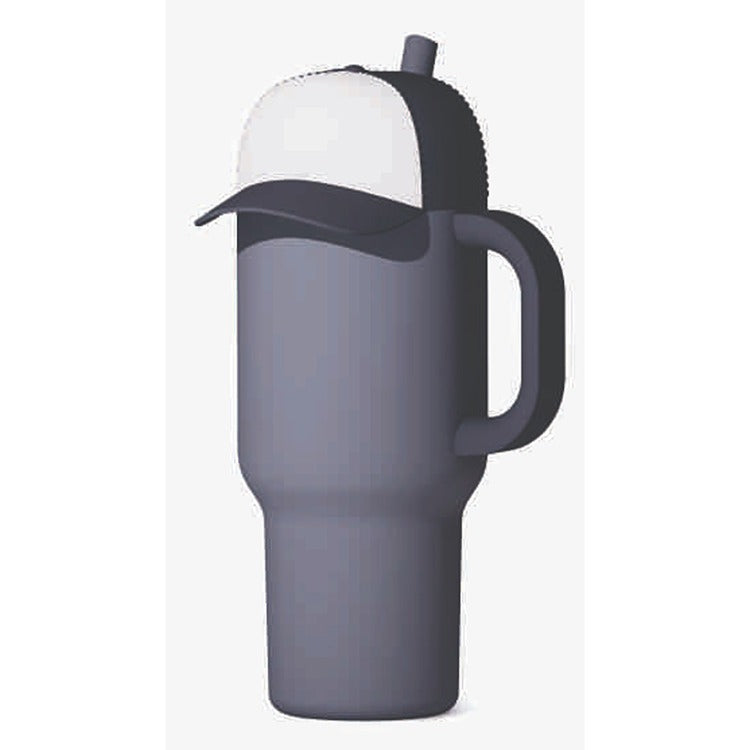 Trucker Mug With Handle Black - 30 oz