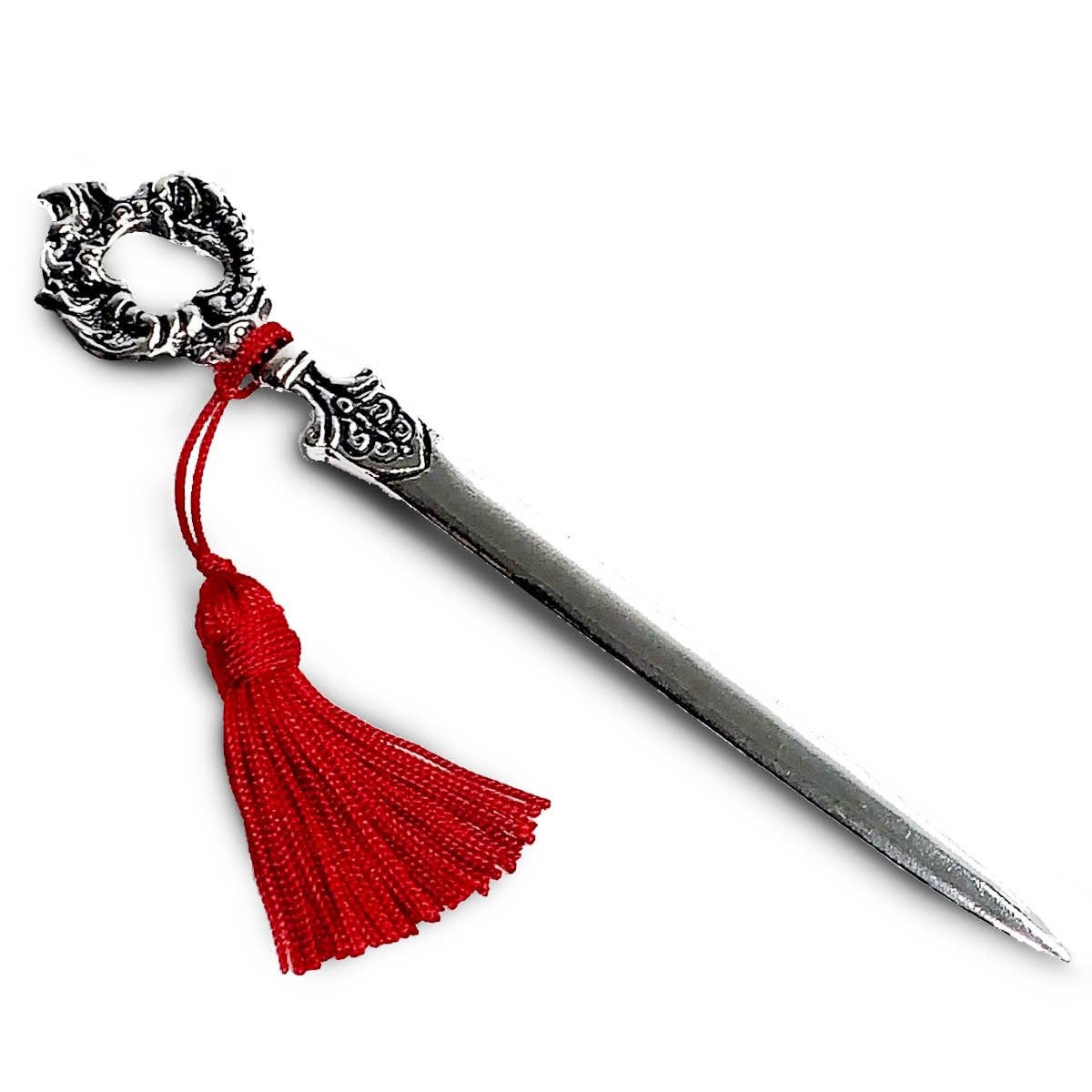 Pewter Letter Openers: Victorian with Tassel