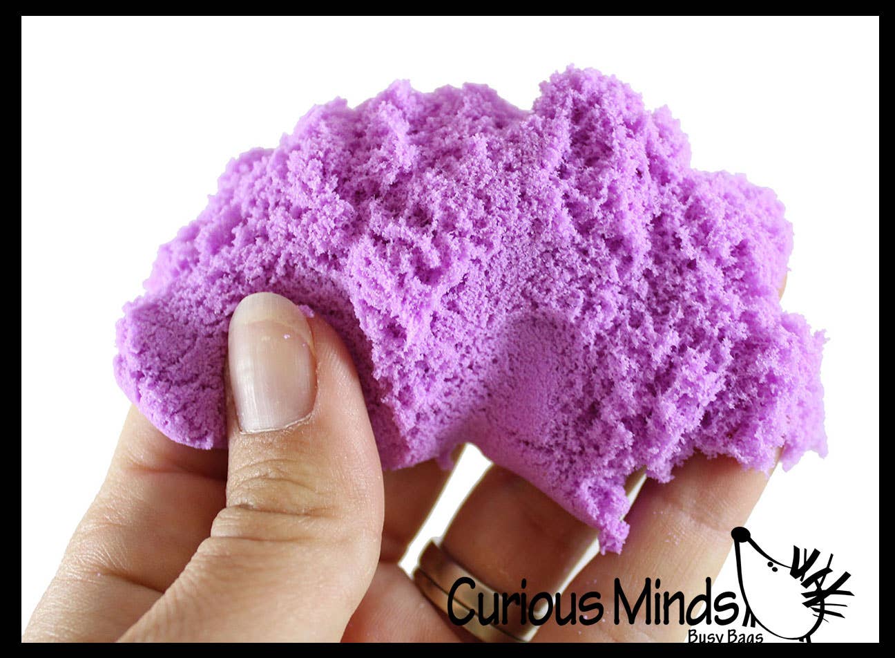 1 Wonder Sand Pouch with 2 Mini Sand Molds - Stretchy  Soft