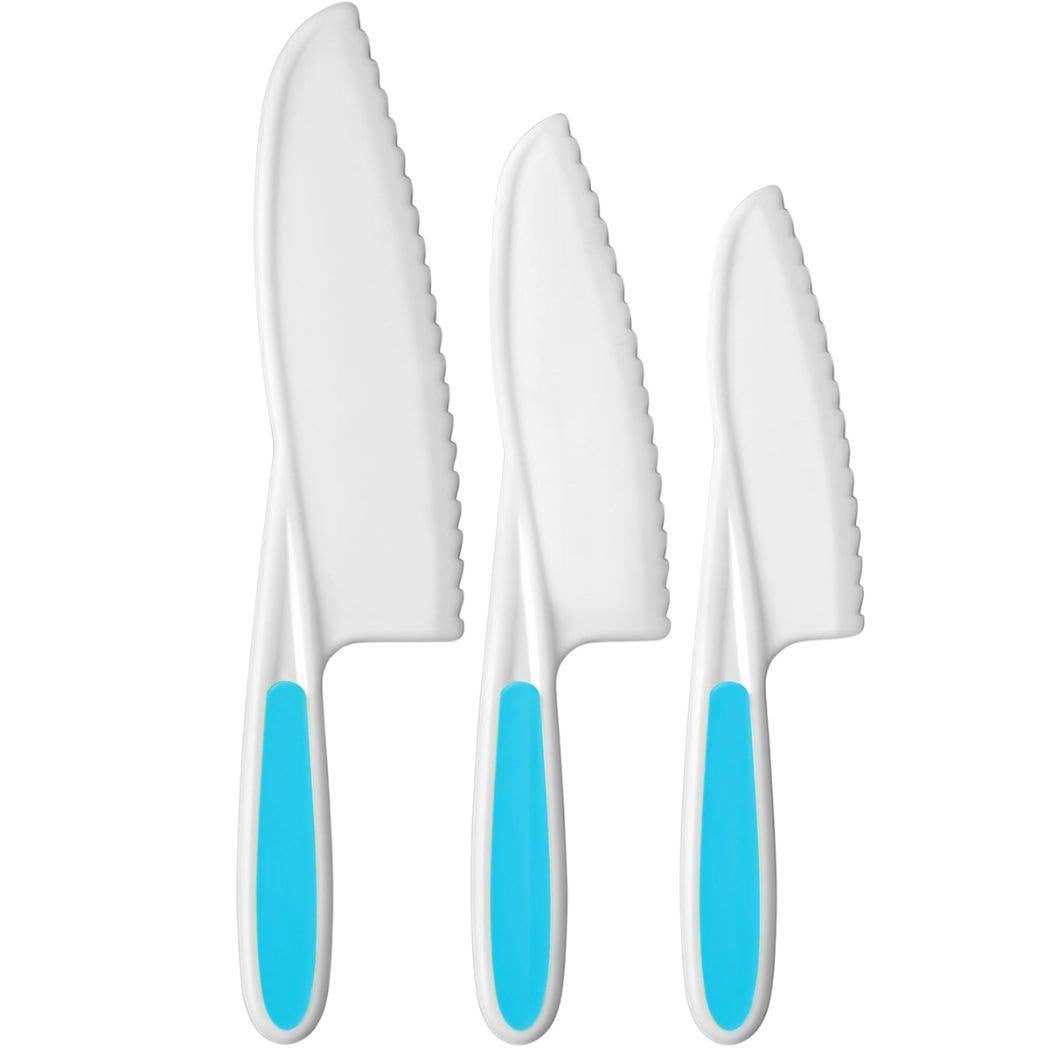 Safety Knife Set for Kids - 3 Piece: Red