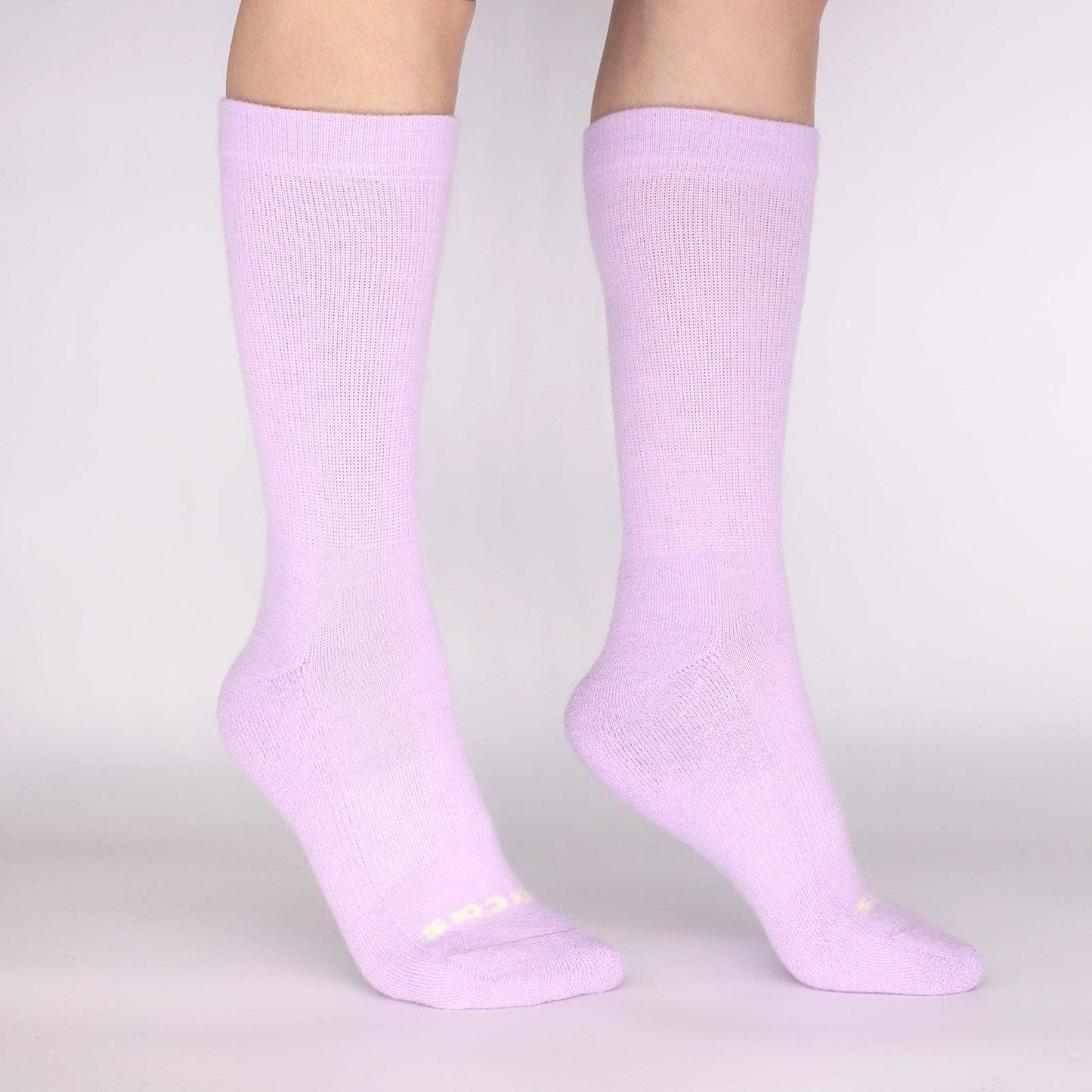 Women's Crew Pacas Socks: DOTS Red & Ivory / Medium / Large (US: 8.5 - 11.5+)