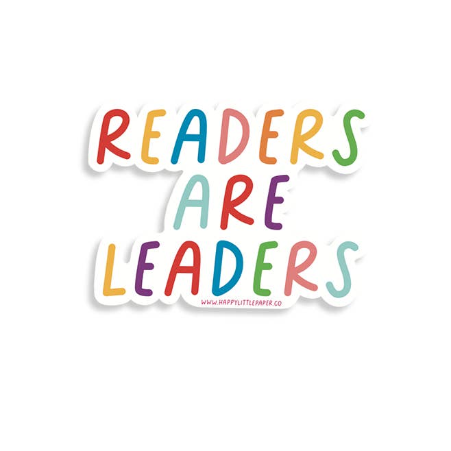 Readers Are Leaders Sticker