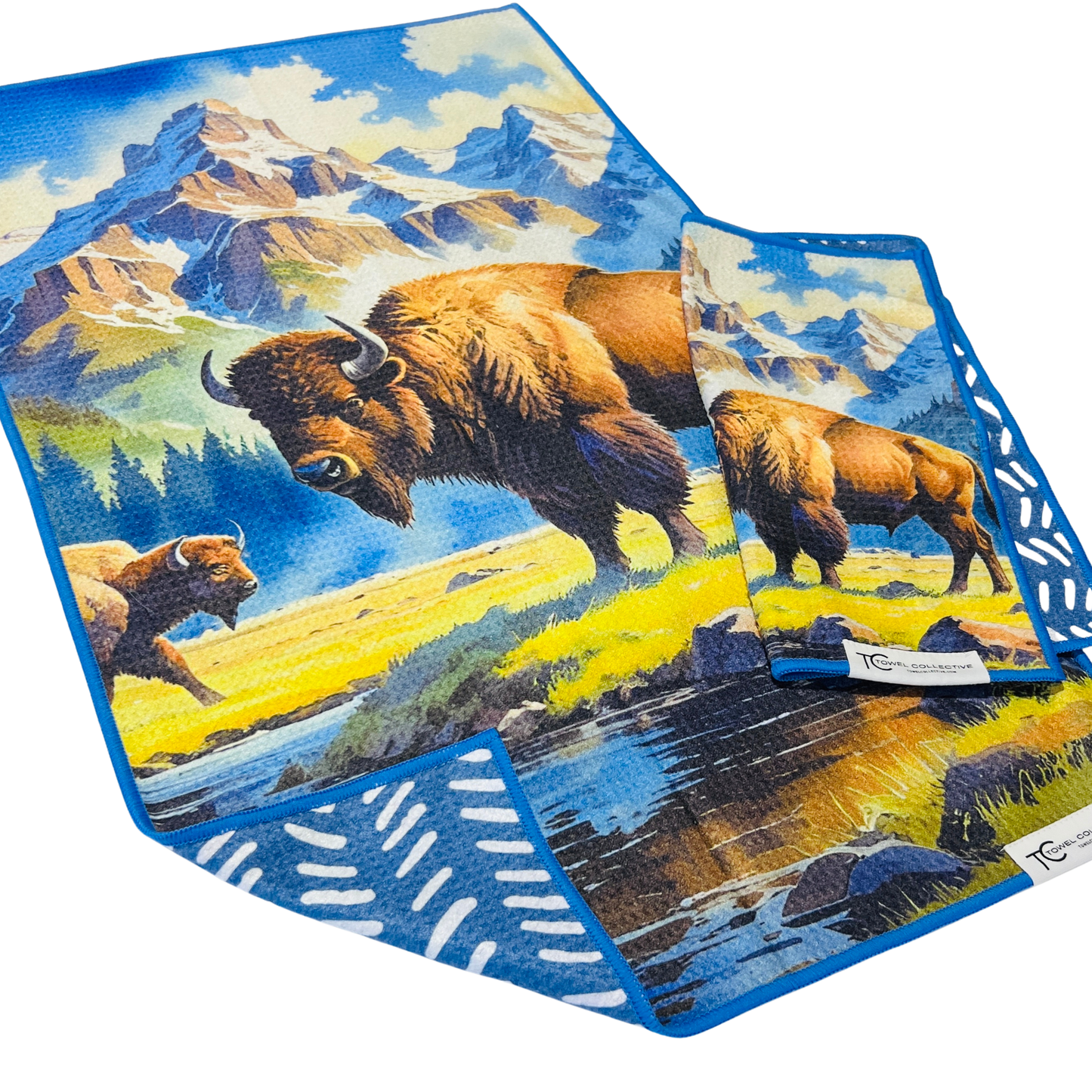 Tatonka Grand | Yellowstone Collection | Waffle Weave Microfiber Towels Kitchen & Bath: Hand Towel
