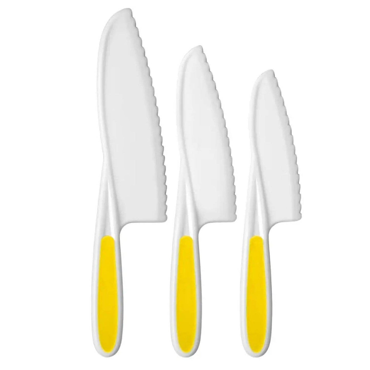 Safety Knife Set for Kids - 3 Piece: Red