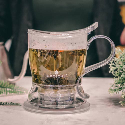 GROSCHE ABERDEEN Smart Tea Maker, Tea Steeper - Clear: 525ml/17.7fl.oz
