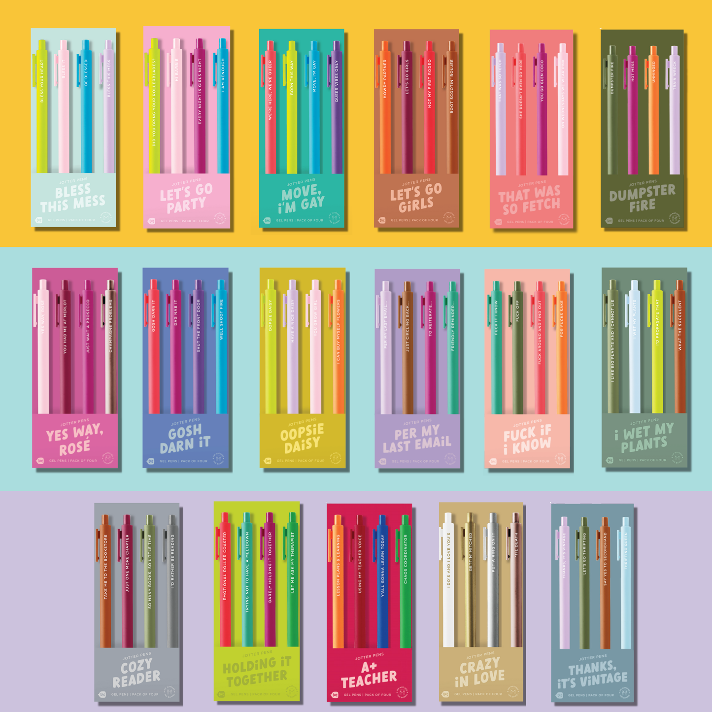 Jotter Sets 4 Pack (New Sets!!!): Gosh Darn It