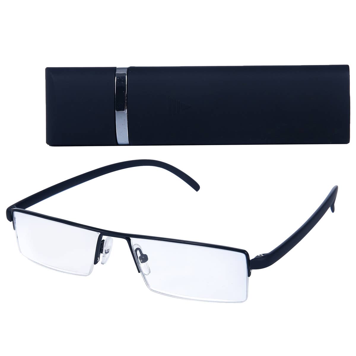 Cheats Readers With Flip Top Case: Black / 2.5