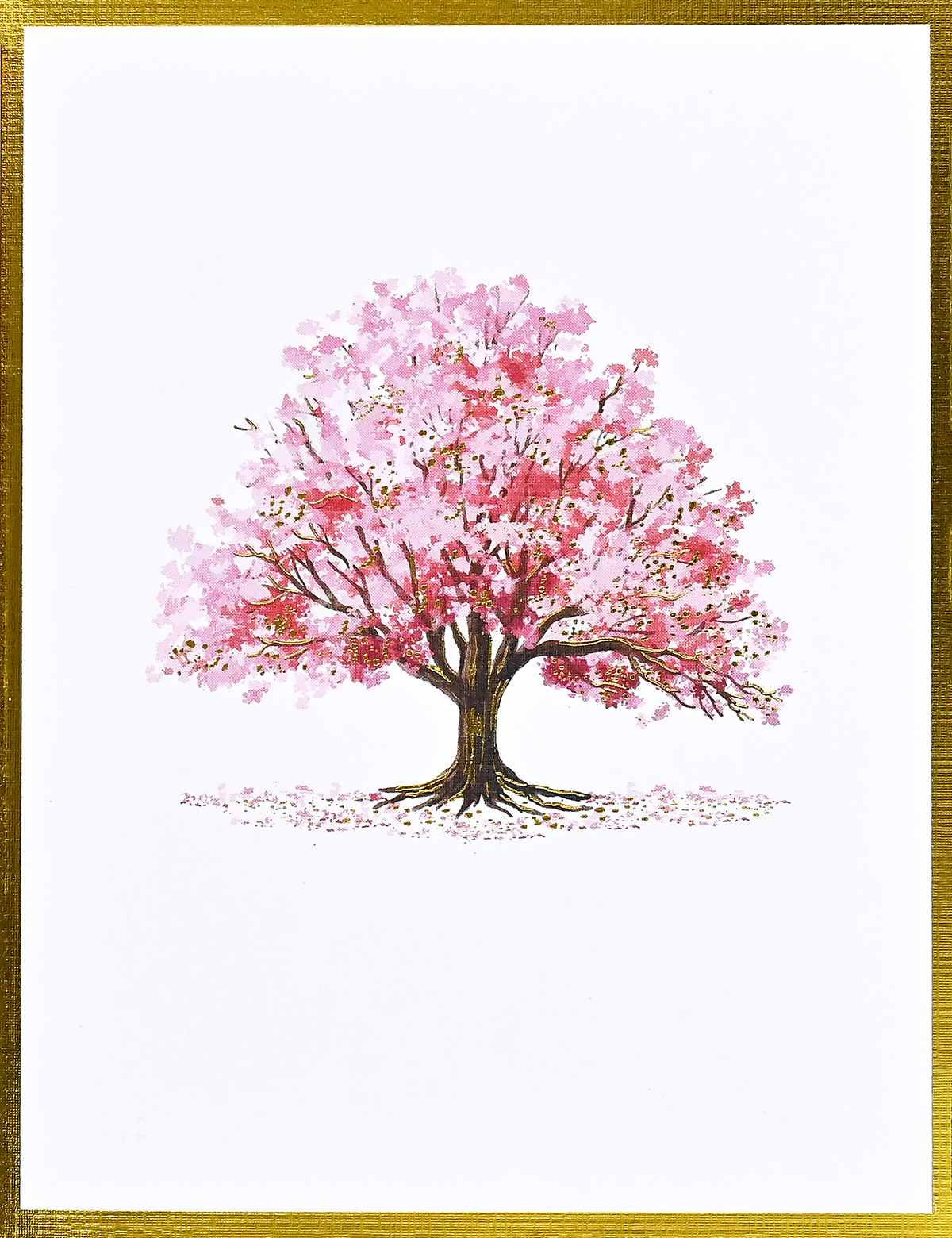 Watercolor Trees Premium Note Cards