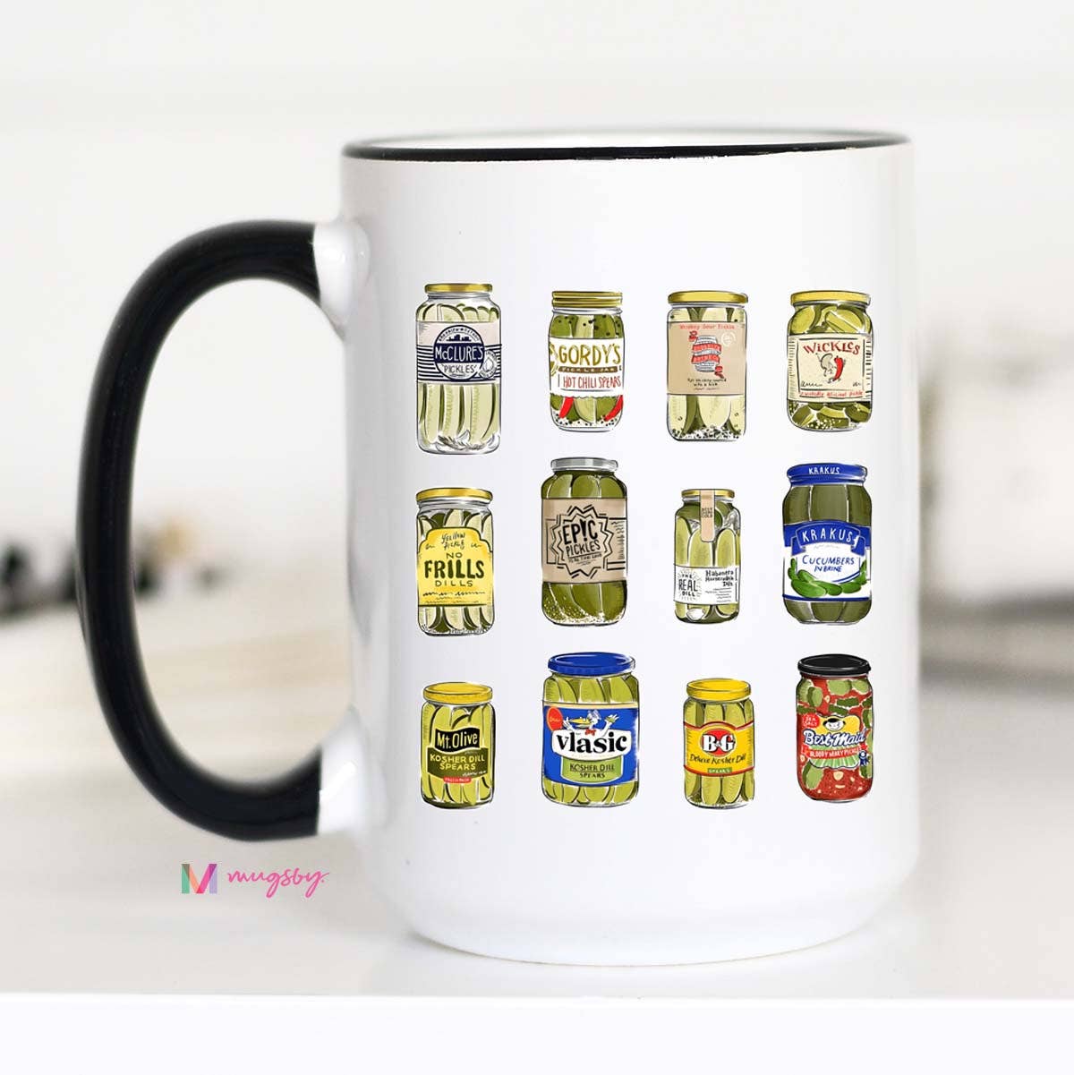 Pickle Jars Coffee Mug, Pickle Trend: 11oz