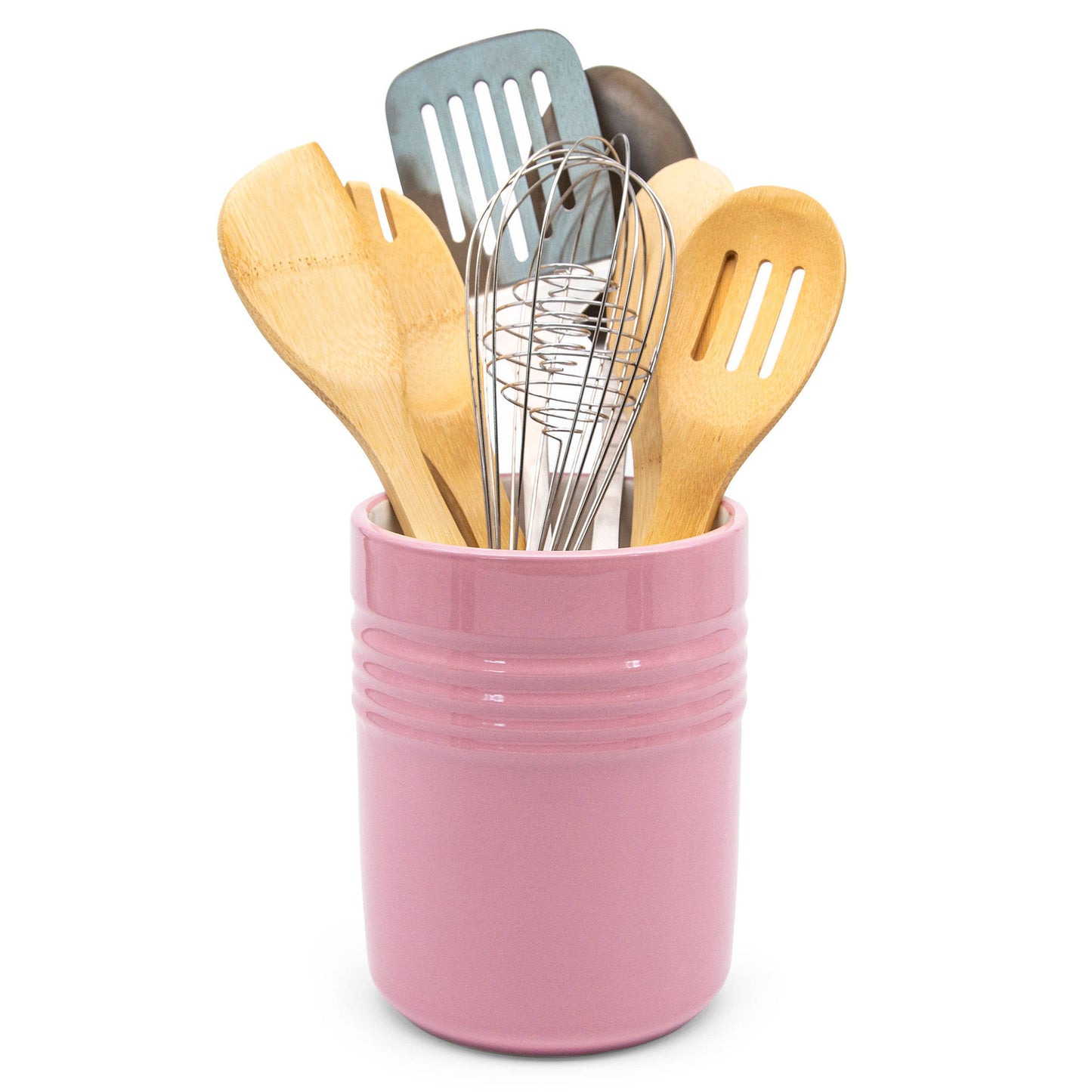 Kook Ceramic Utensil Holder Crock: Mint