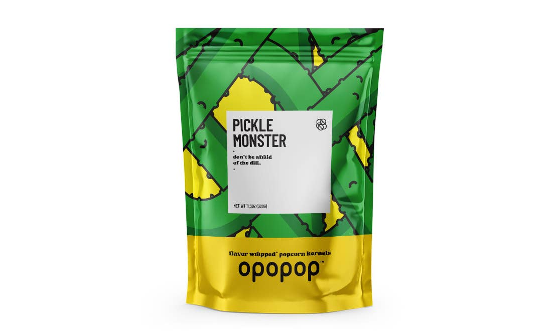 FG - 00247 Pickle Monster 320g Big Bags Popcorn Kernels Restock