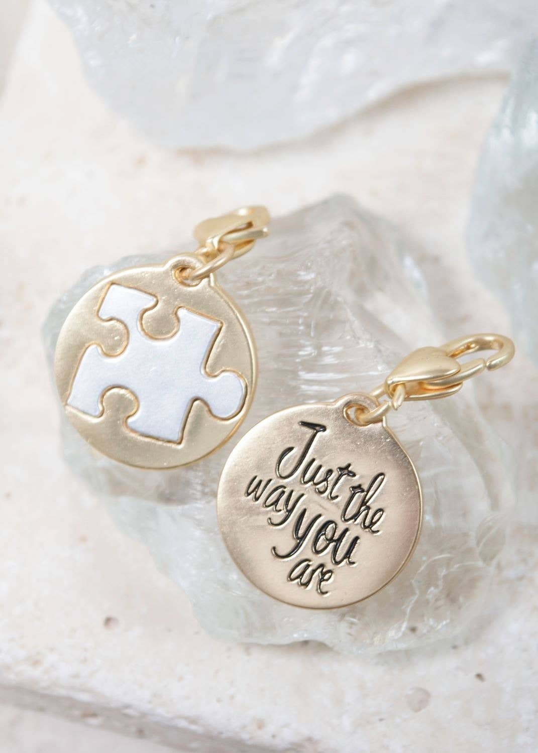 Puzzle “autism Awareness”- Gold 2-tone Medallion