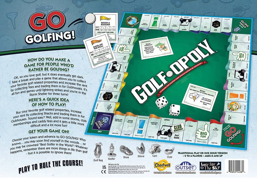Golf Opoly Board Game, by Late for the Sky