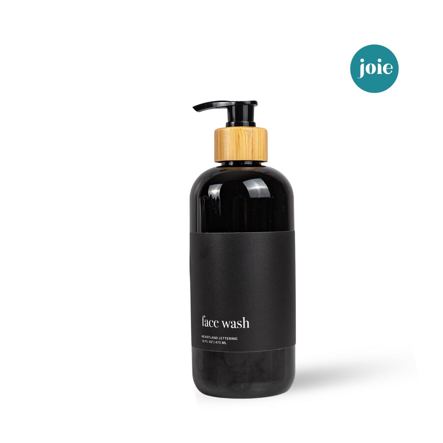 Black Minimalist Shower Dispenser Bottles - Manhattan Collection, Black Matte Label | Black Glossy Bottle: Body Wash / Black Bamboo
